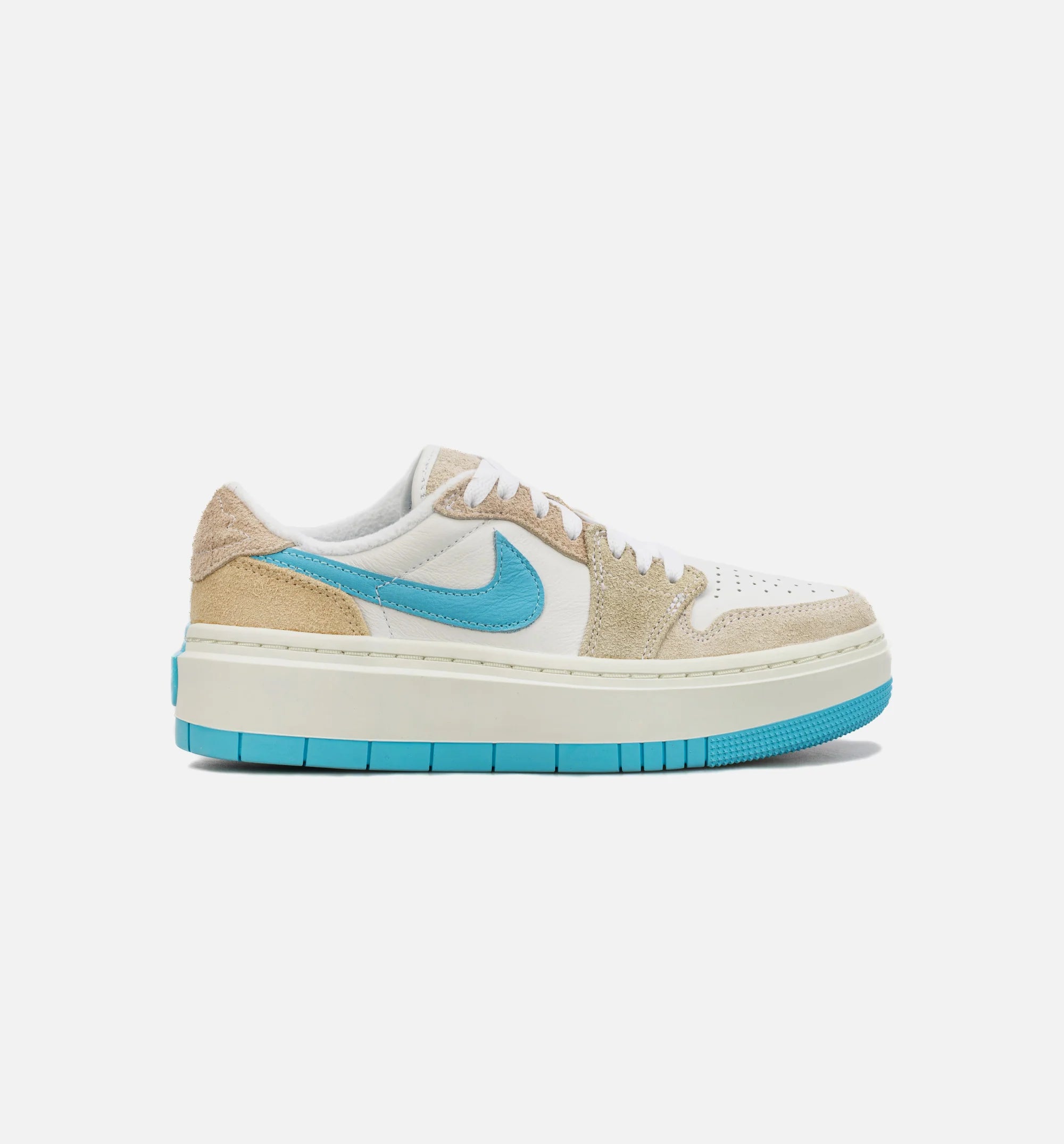 Air Jordan 1 Elevate Low Salt Lake City Womens Lifestyle Shoe Beige Blue