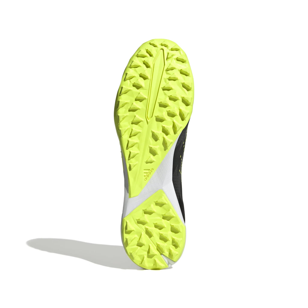 adidas Predator Accuracy Injection3 TF Turf Soccer Cleats Black Solar Yellow Grey Five
