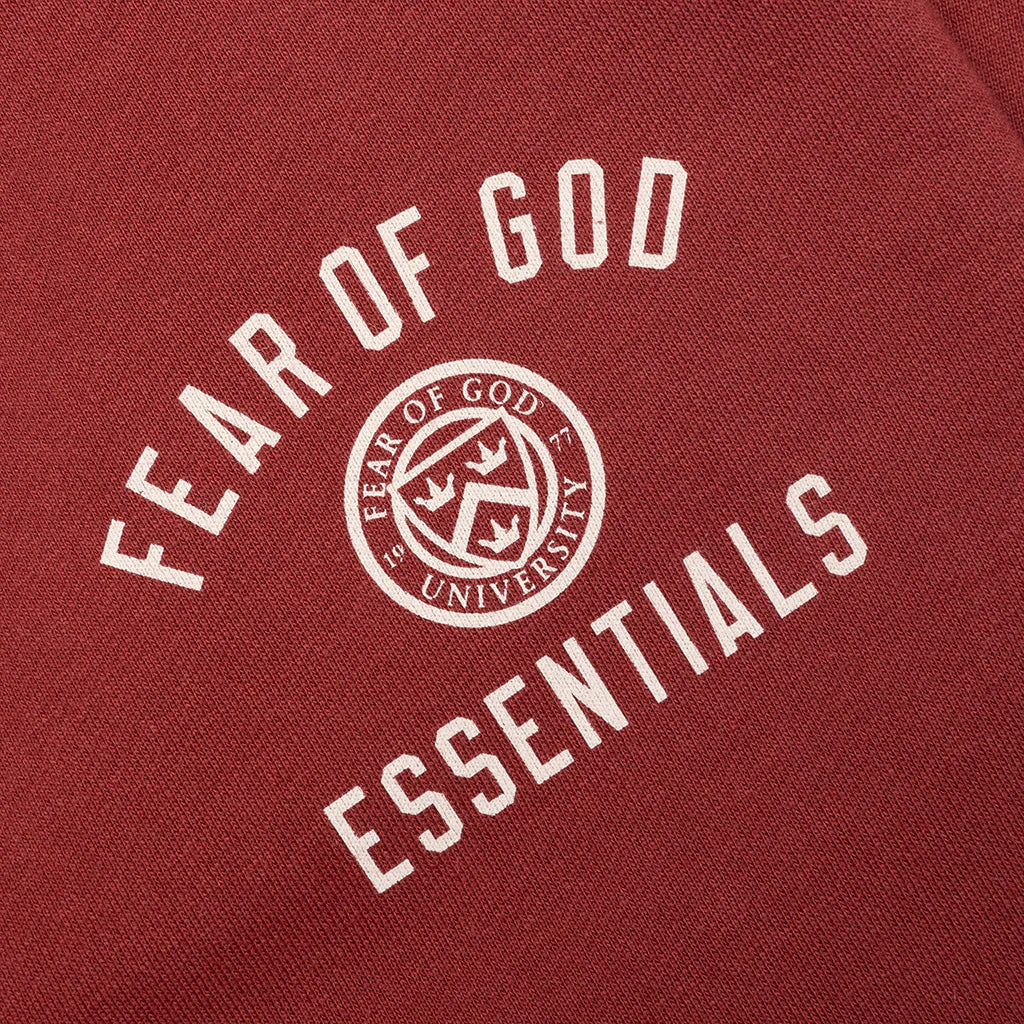 Fleece Essential Sweatpant Crimson