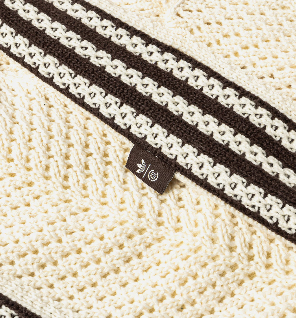 Clot x Adidas Knitted Mens Short Cream White