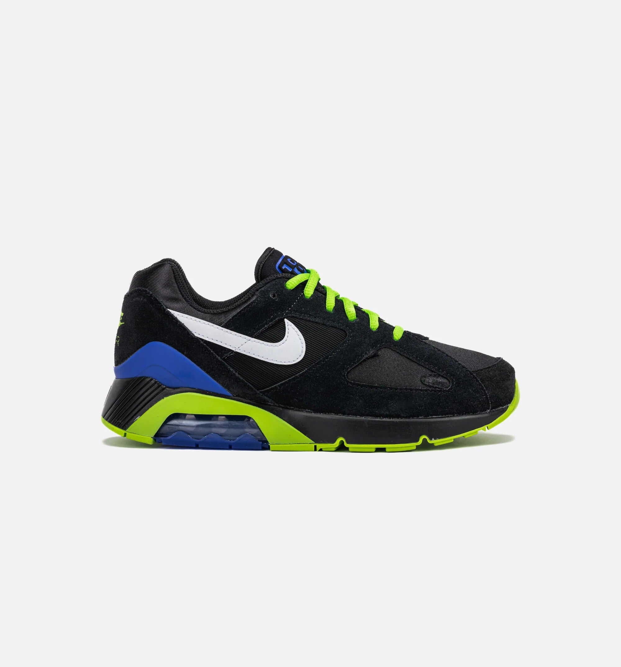 Air Max 180 Joker Mens Lifestyle Shoe Black White Action Green