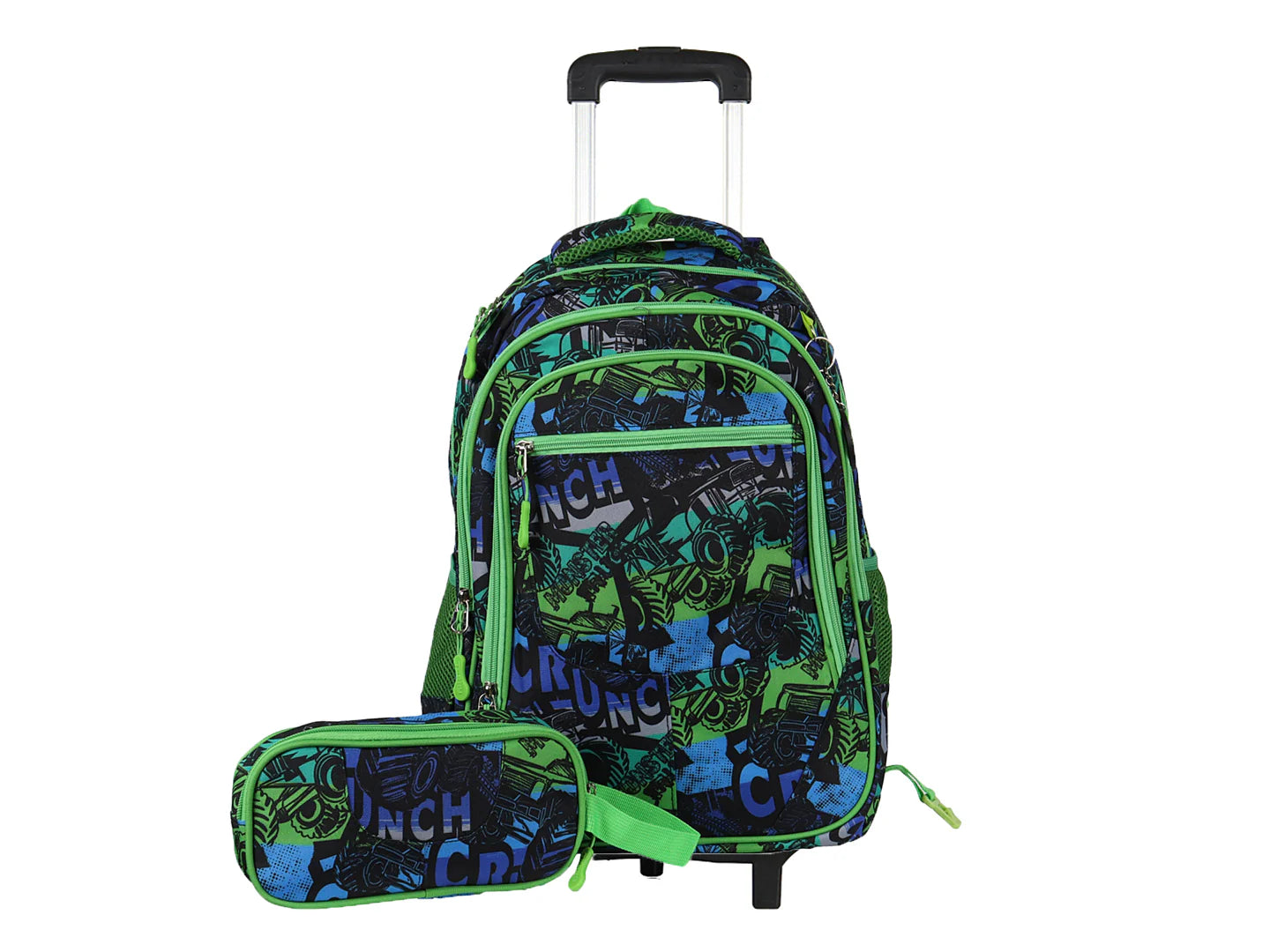 Mochila Terry Camioneta Verde para Niño