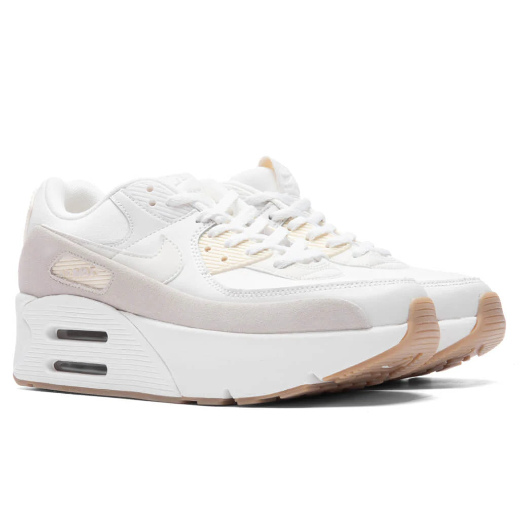 Womens Air Max 90 LV8 Sail Phantom Light Orewood Brown