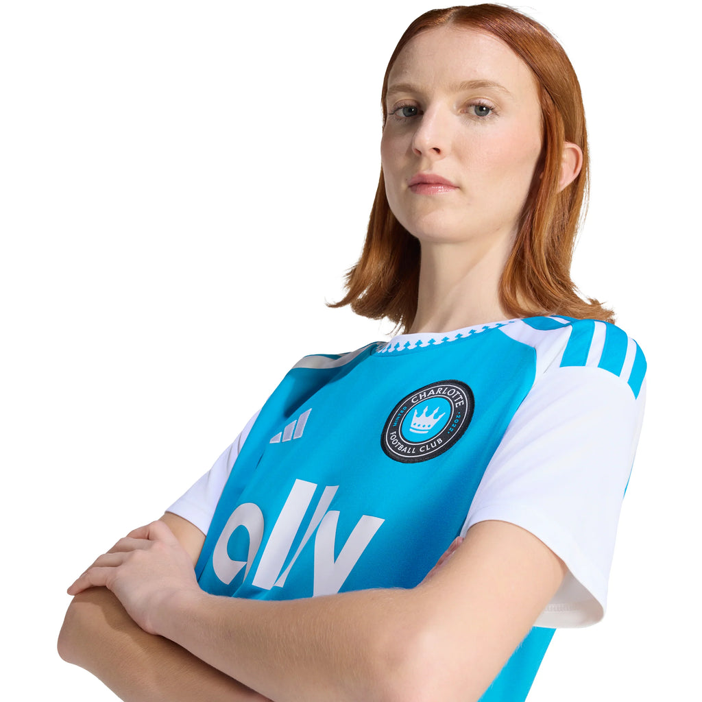 adidas Charlotte FC Home Womens Soccer Jersey 26 27 Blue