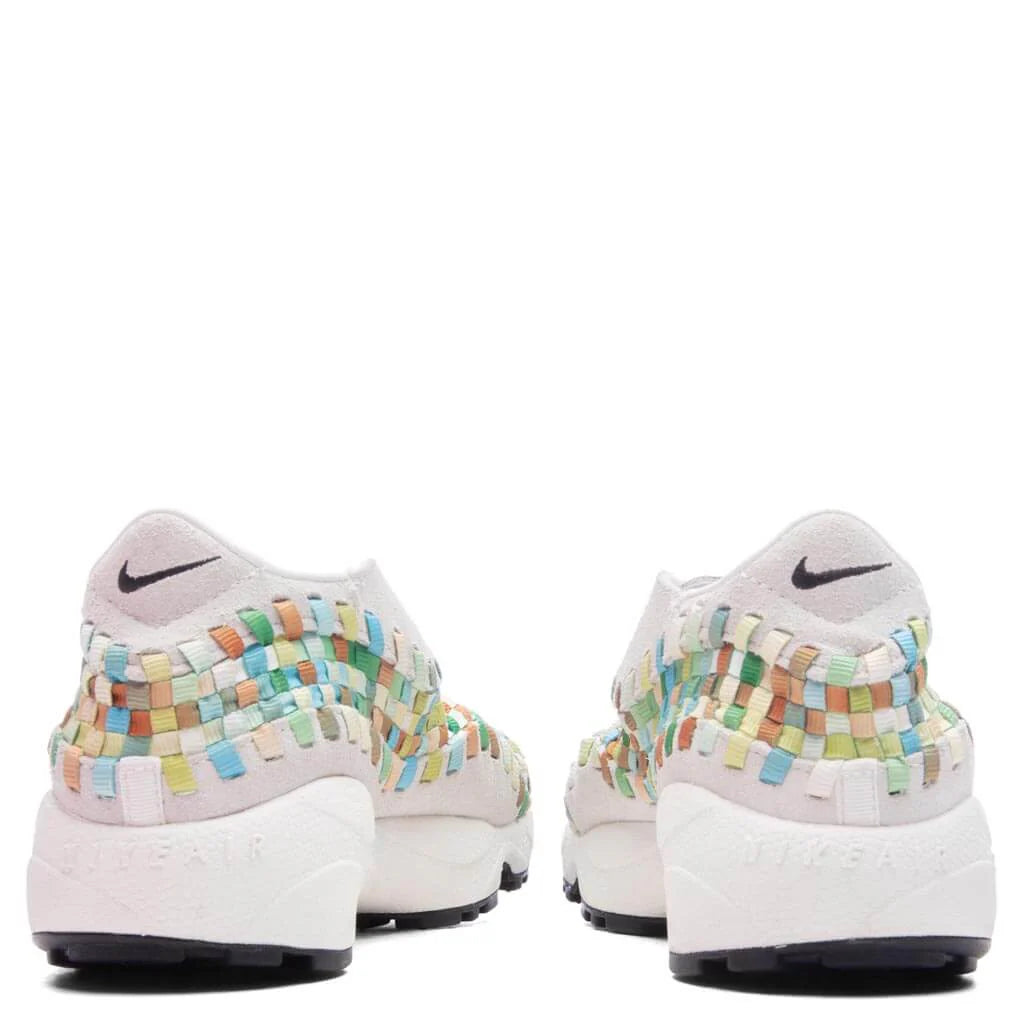 Womens Air Footscape Woven Summit White Black Multi Color