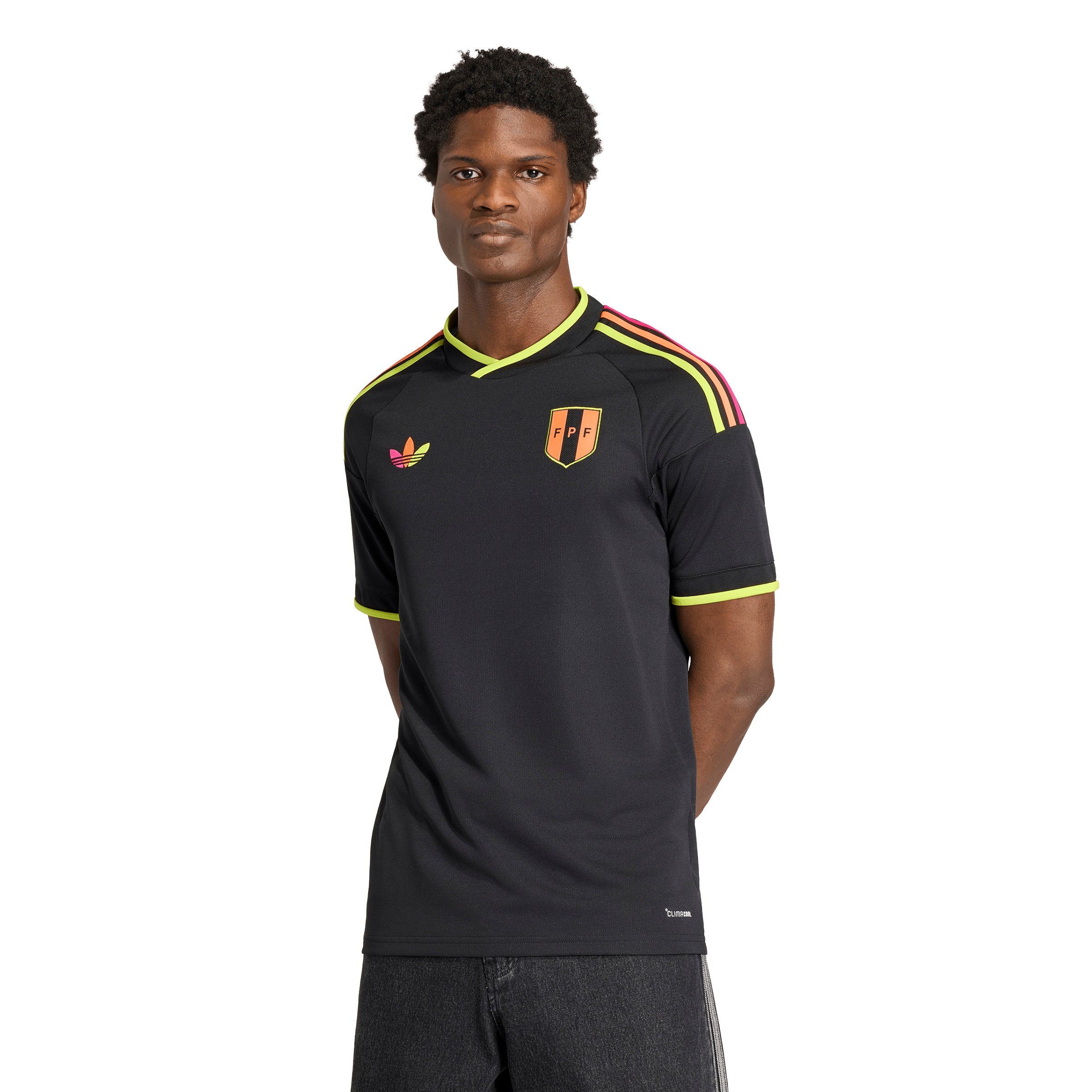 adidas Peru Away Mens Soccer Jersey 2026 Black