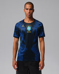 Nike Brazil Away Mens Soccer Jersey 2026 Old Royal Black