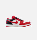 Air Jordan 1 Low Reverse Black Toe Mens Lifestyle Shoe Red Black Free Shipping