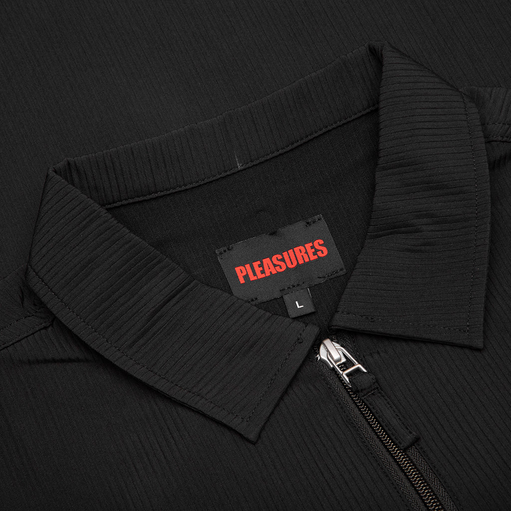 Electron Zip Polo Black