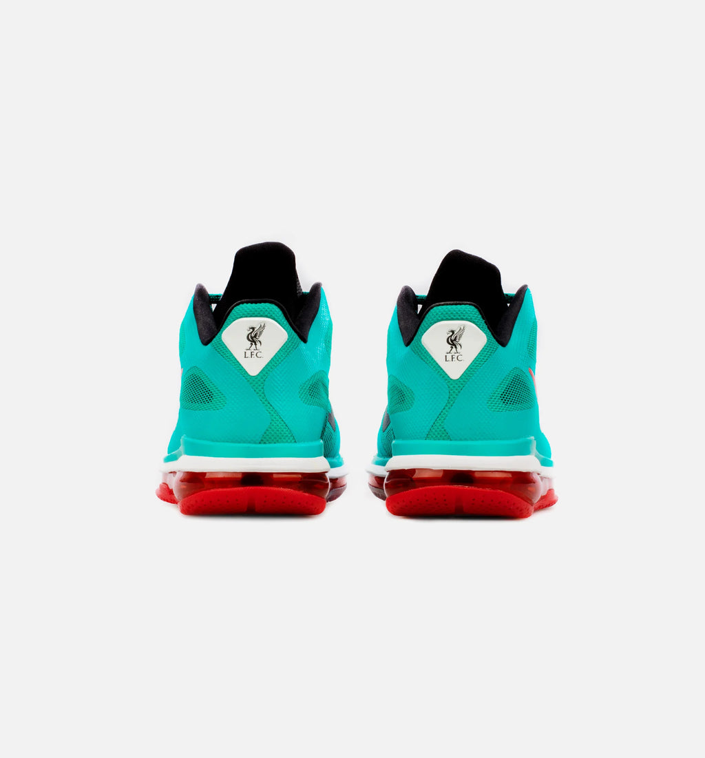 LeBron 9 Low Reverse Liverpool Mens Basketball Shoe Green Red