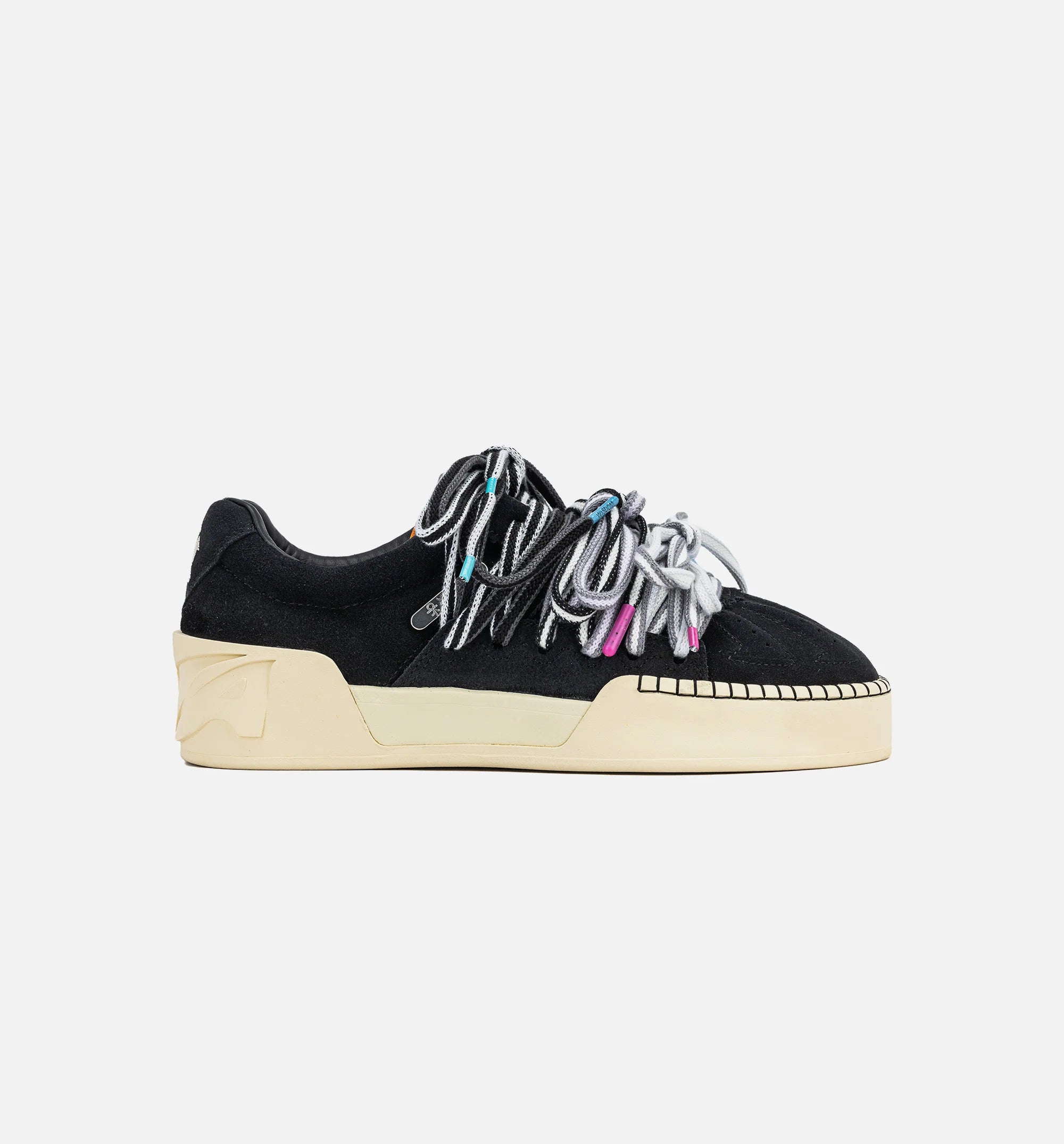 Kai Hela Roots Tribe Mens Lifestyle Shoe Black White Multicolor