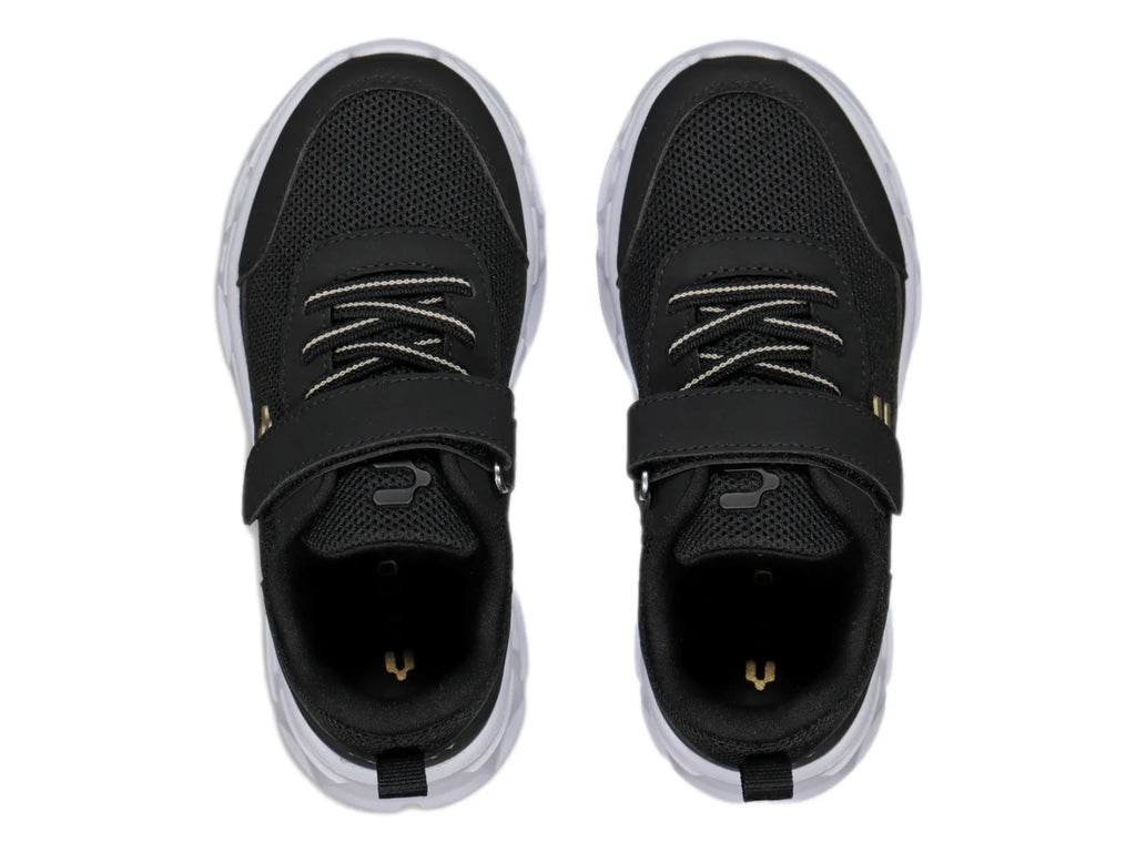 Tenis Charly Light Sport Negro y Blanco para Niño