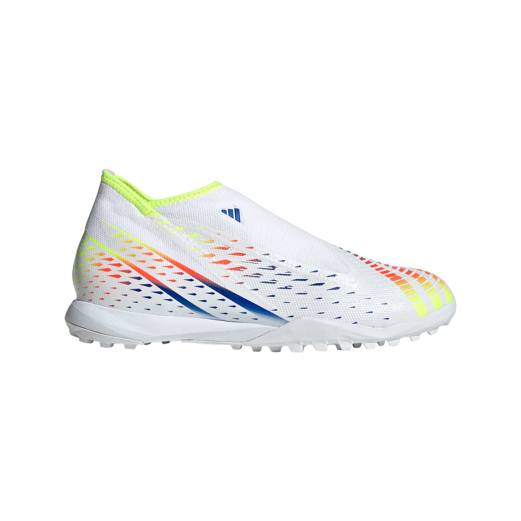 adidas Predator Edge 3 Laceless TF Mens Soccer Cleats White