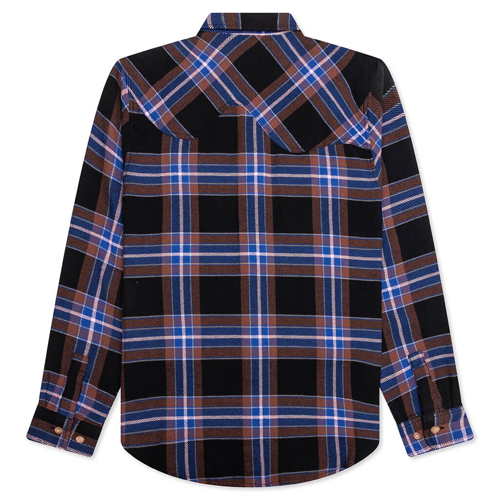 Big Drip L S Woven Plaid