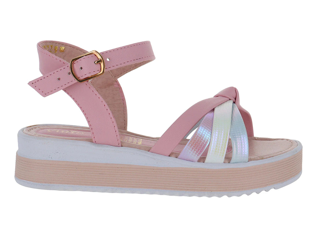 Sandalias Viris Rosa Pétalo para Niña