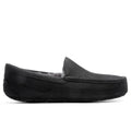 Ascot Matte Leather Slipper Black