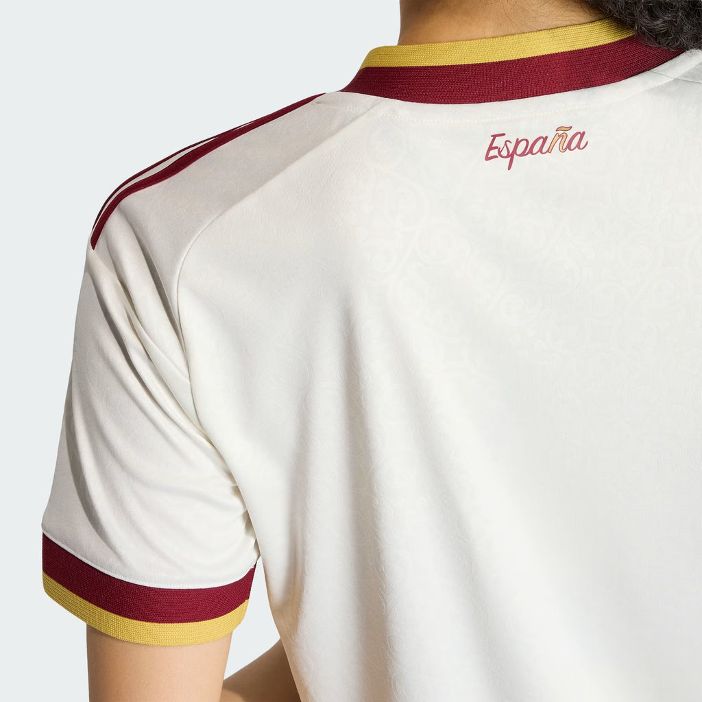 adidas Spain Away Womens Soccer Jersey 2026 White