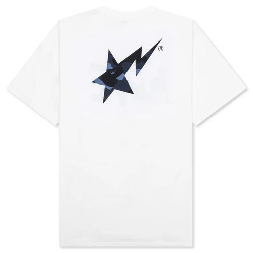 Color Camo Bape Sta Logo Tee White