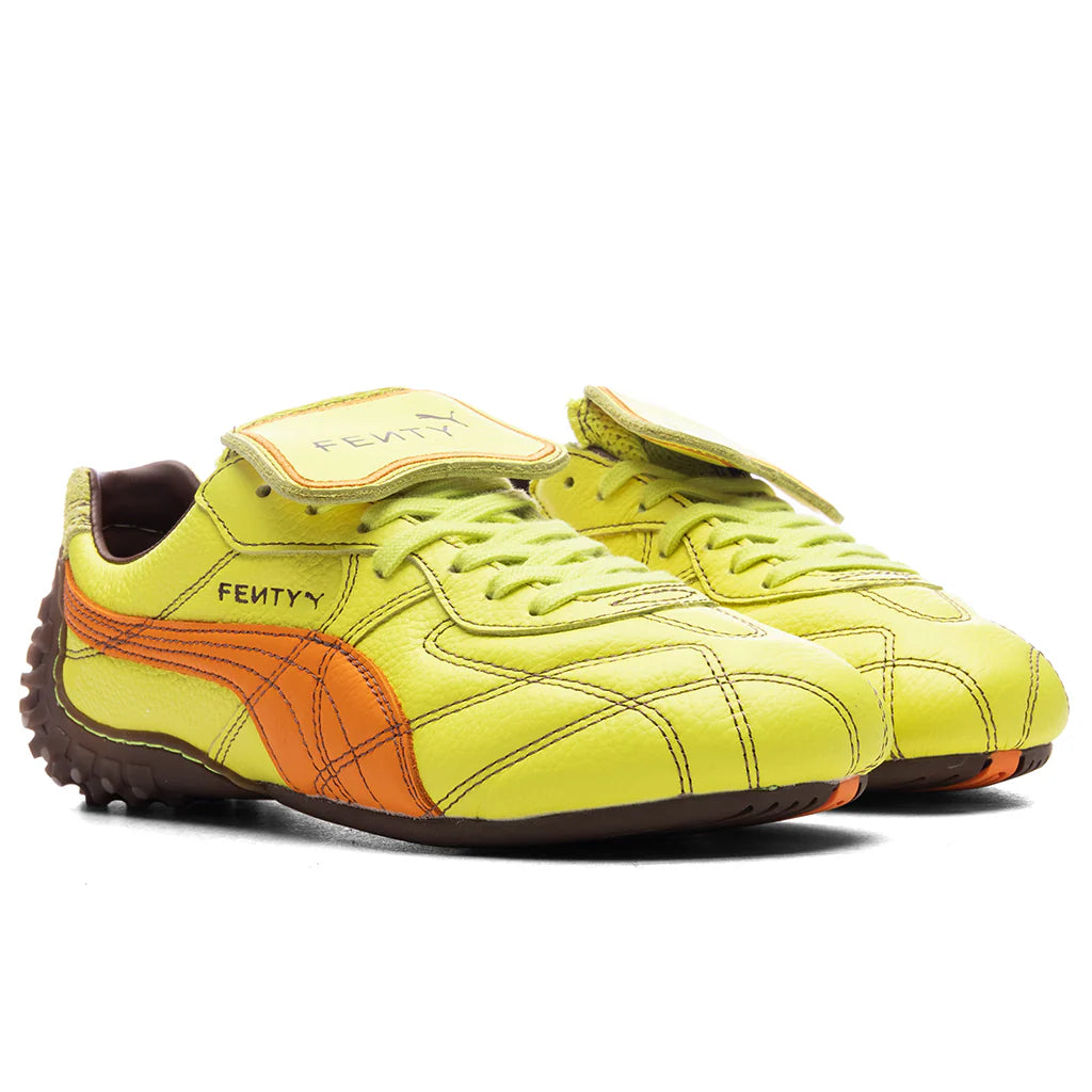 Puma x Fenty Womens Avanti LS Stitched Lime Sheen Pumpkin Pie
