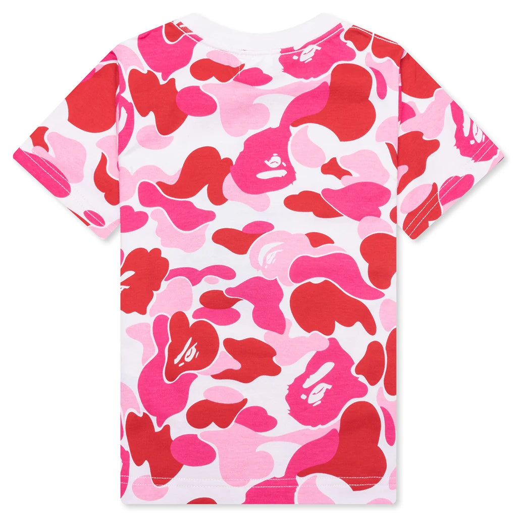 Kids Abc Camo Baby Milo College Tee Pink