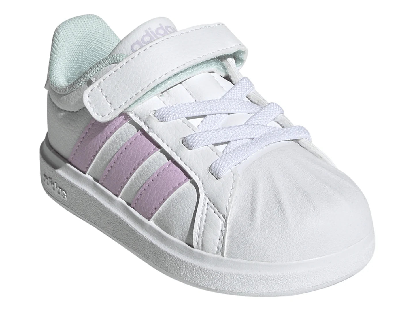 Tenis Adidas Streettalk Blanco Lila y Menta para Niña