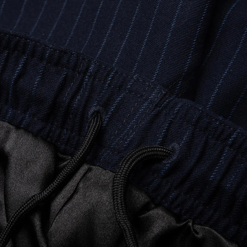 Wool Stripe Beach Pant Navy