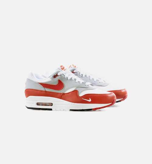 Air Max 1 LV8 Mens Lifestyle Shoe Orange White Grey