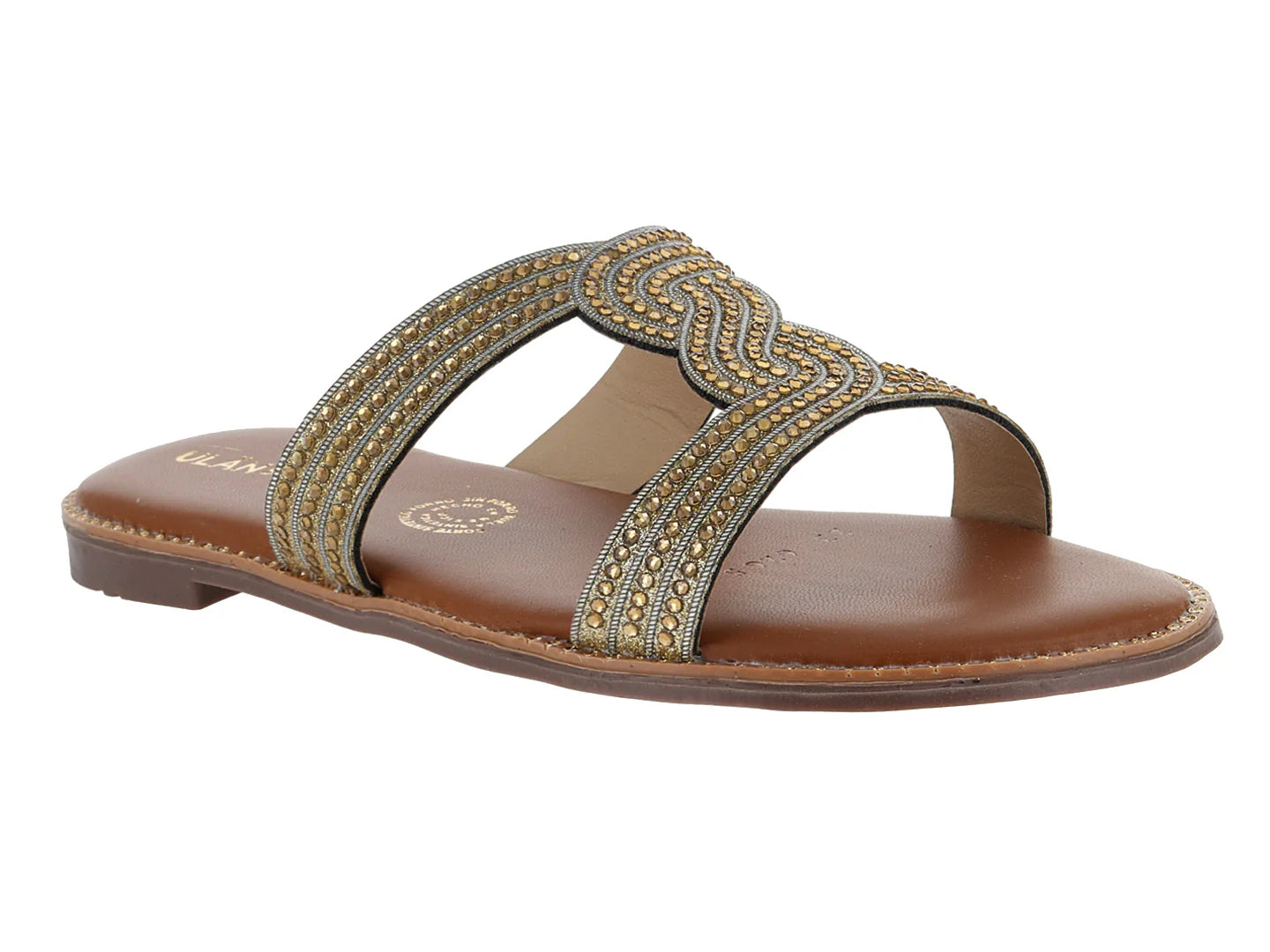 Sandalias ULAN Oro Inglés para Mujer