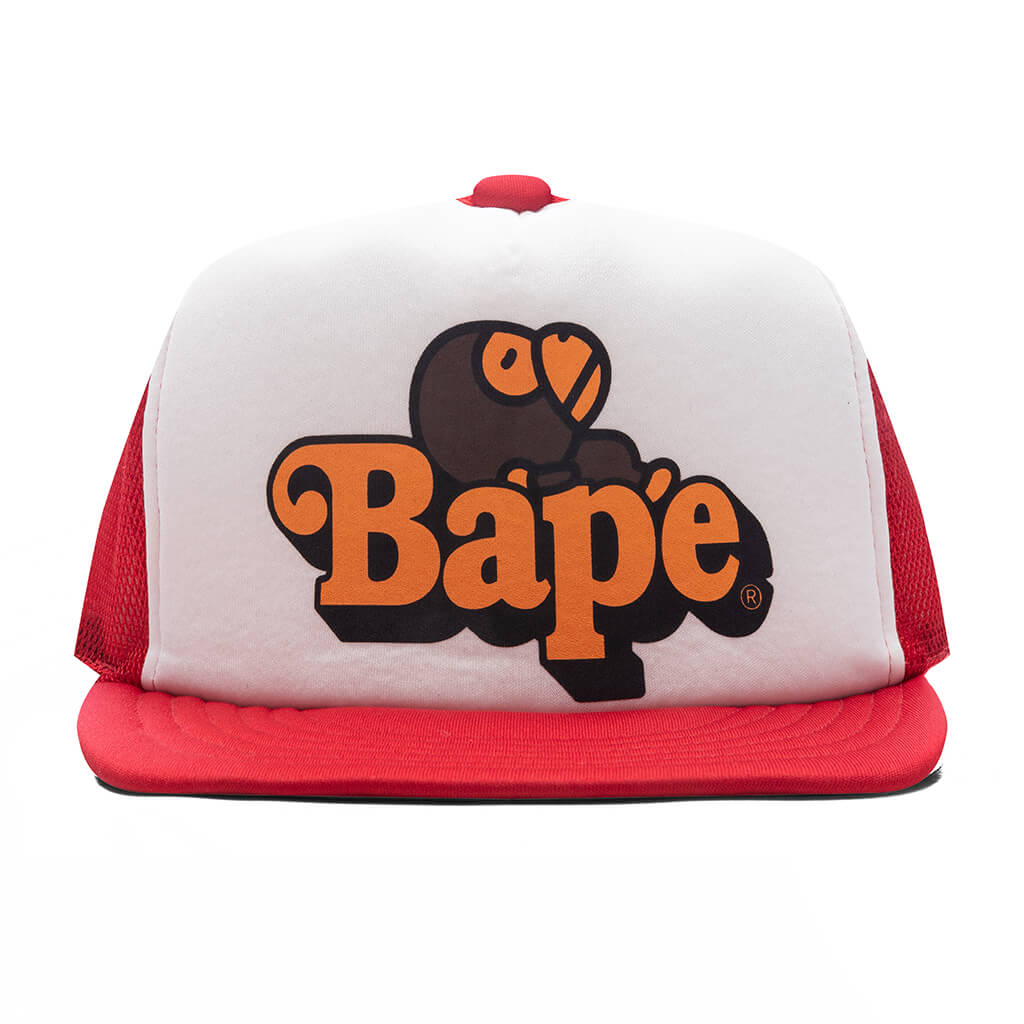 Kids Milo on Bape Mesh Cap Red