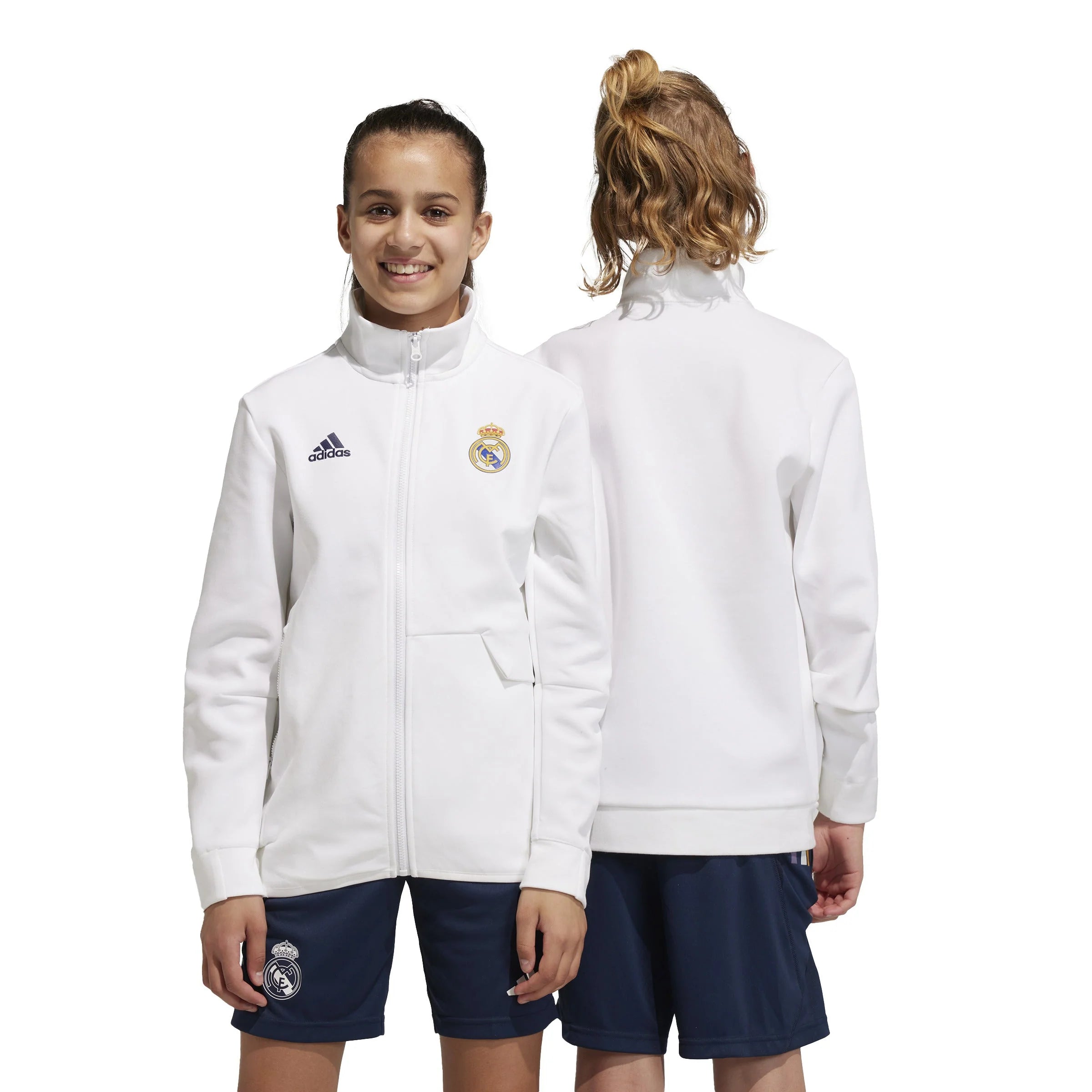 adidas Real Madrid Anthem Jacket White