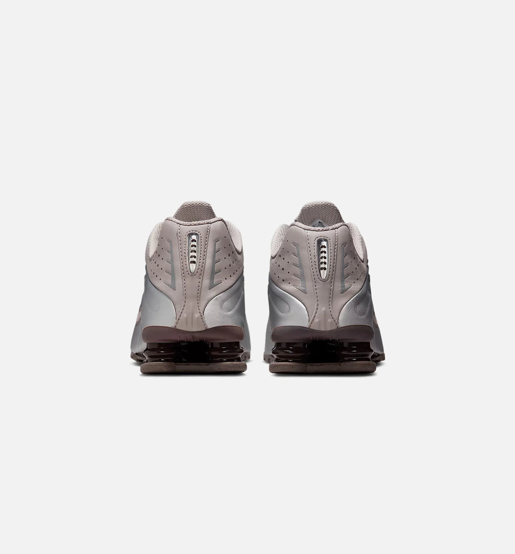 Shox R4 Mens Lifestyle Shoe Cave Stone College Grey Baroque Brown Cave Stone