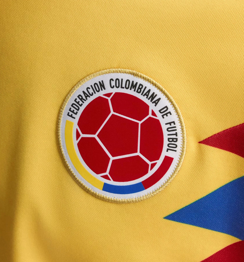 Colombia Away 1990 Mens Jersey Bold Gold