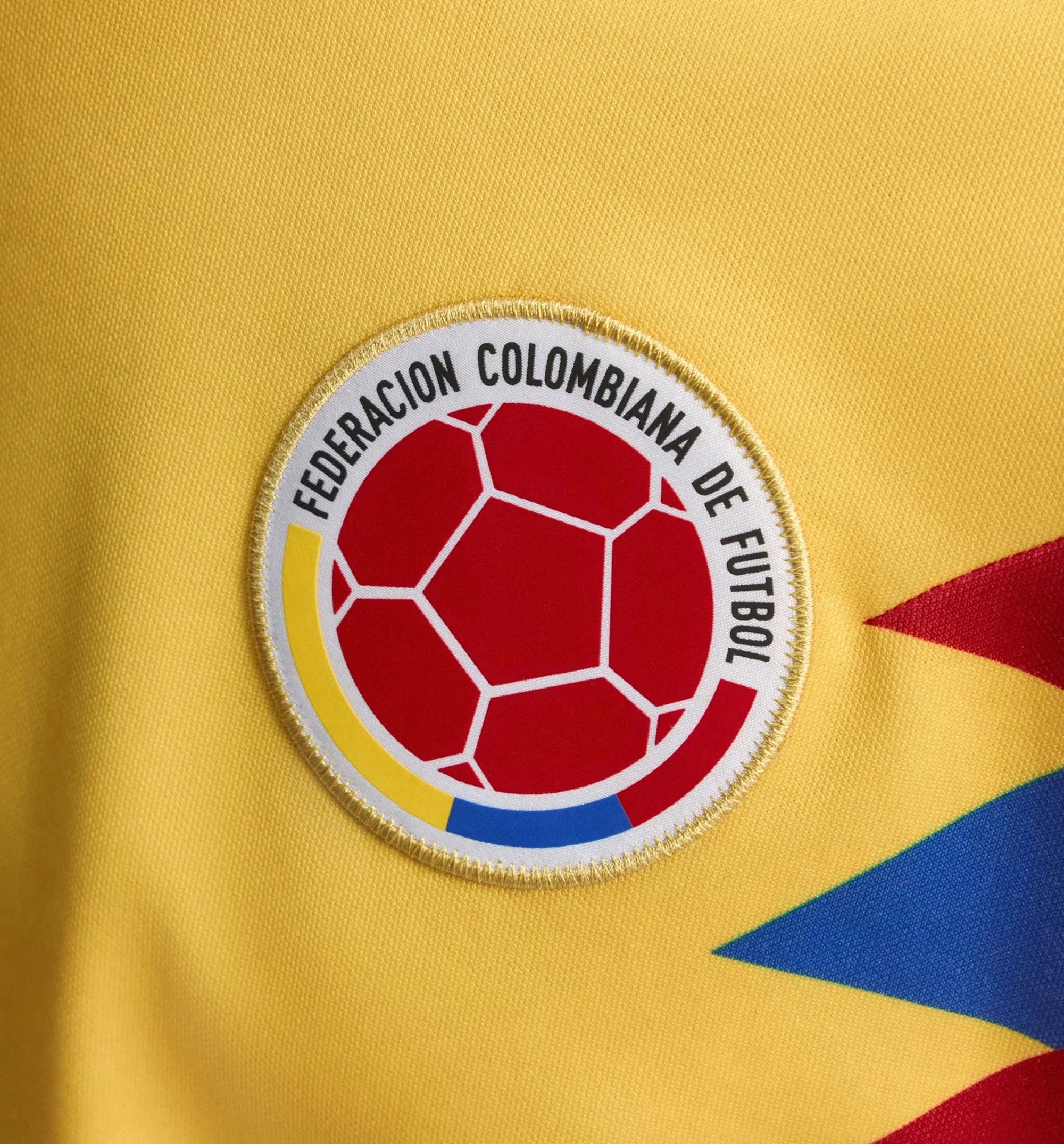 Colombia Away 1990 Mens Jersey Bold Gold