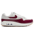 Womens Air Max 1 LX Sail Team Red Gum Light Brown