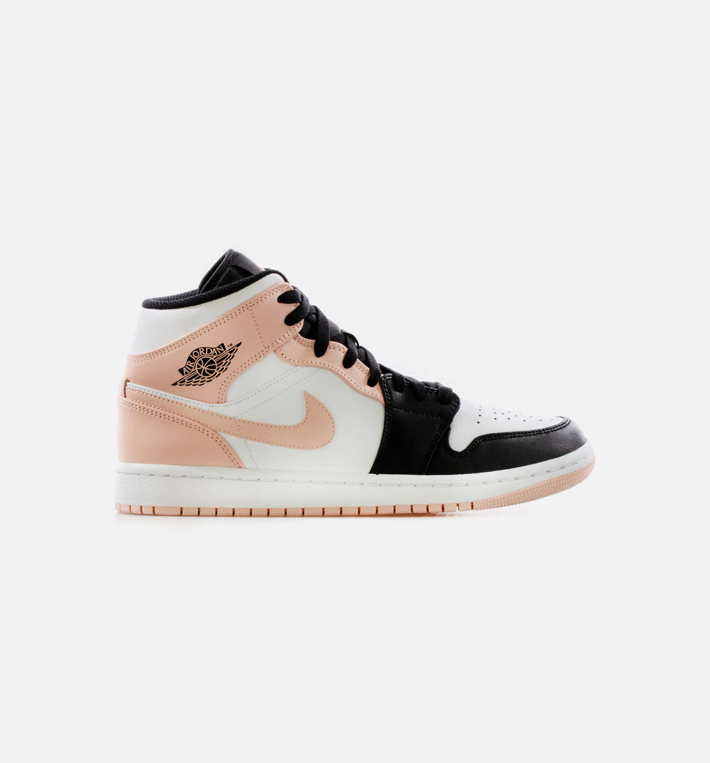 Air Jordan 1 Mid Arctic Orange Mens Lifestyle Shoe White Black Arctic Orange