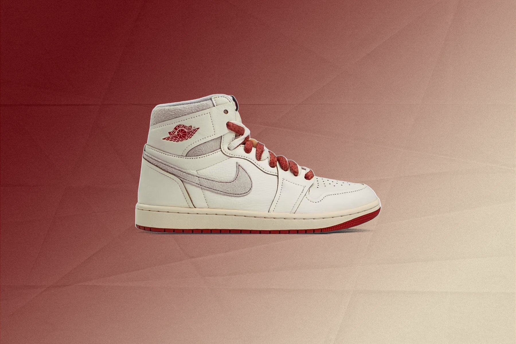 Womens Air Jordan 1 High OG Rare Air Sail Cinnabar Light Bone