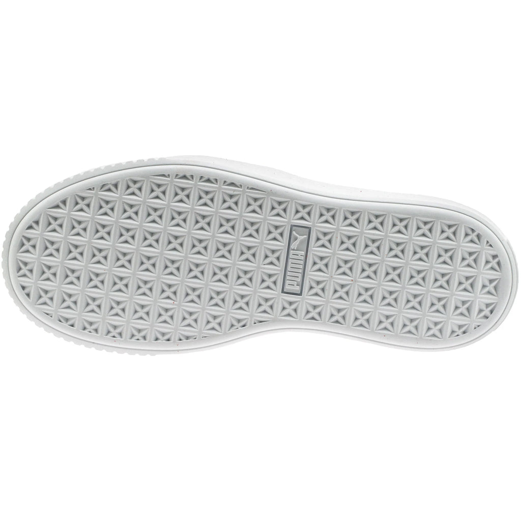 Suede Creeper Womens Red White