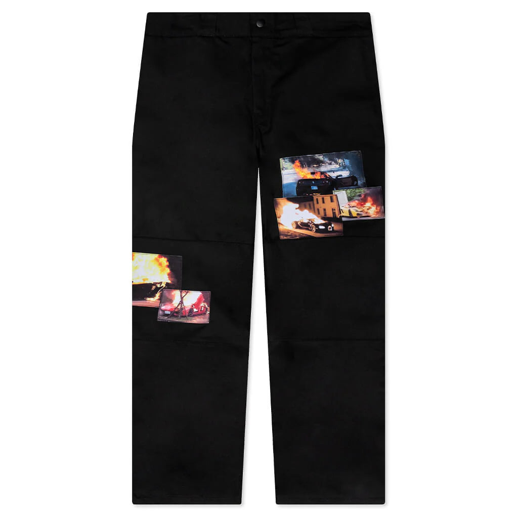 Burnout Work Pant Black