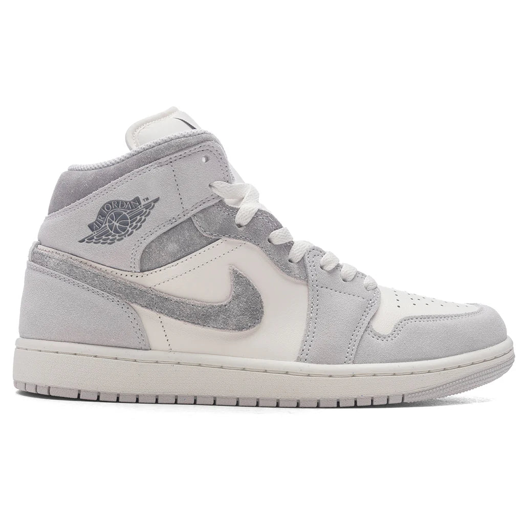 Air Jordan 1 Mid SE Neutral Grey Smoke Grey Sail