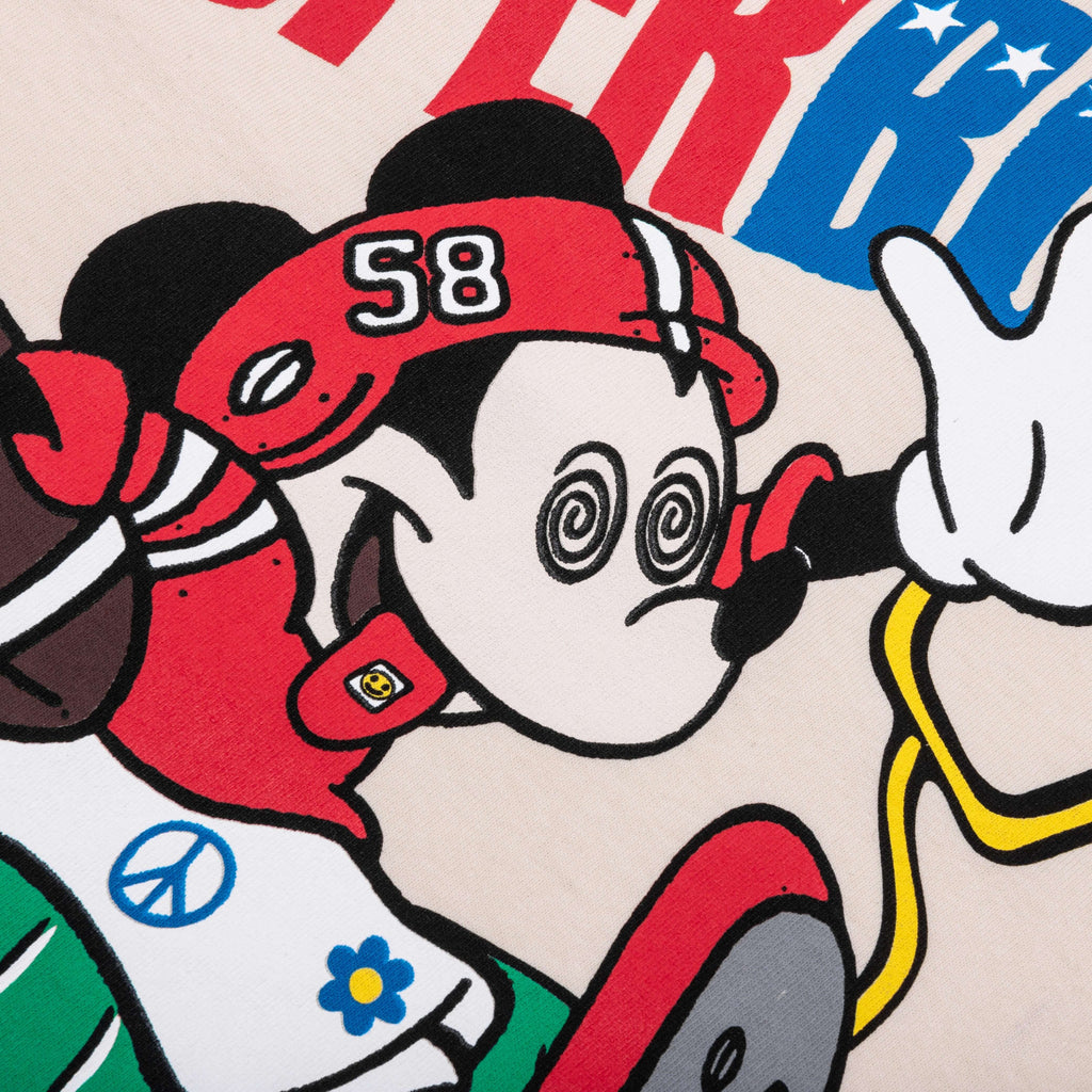 Feature x CRTFD Psychedelic Super Bowl T Shirt Natural