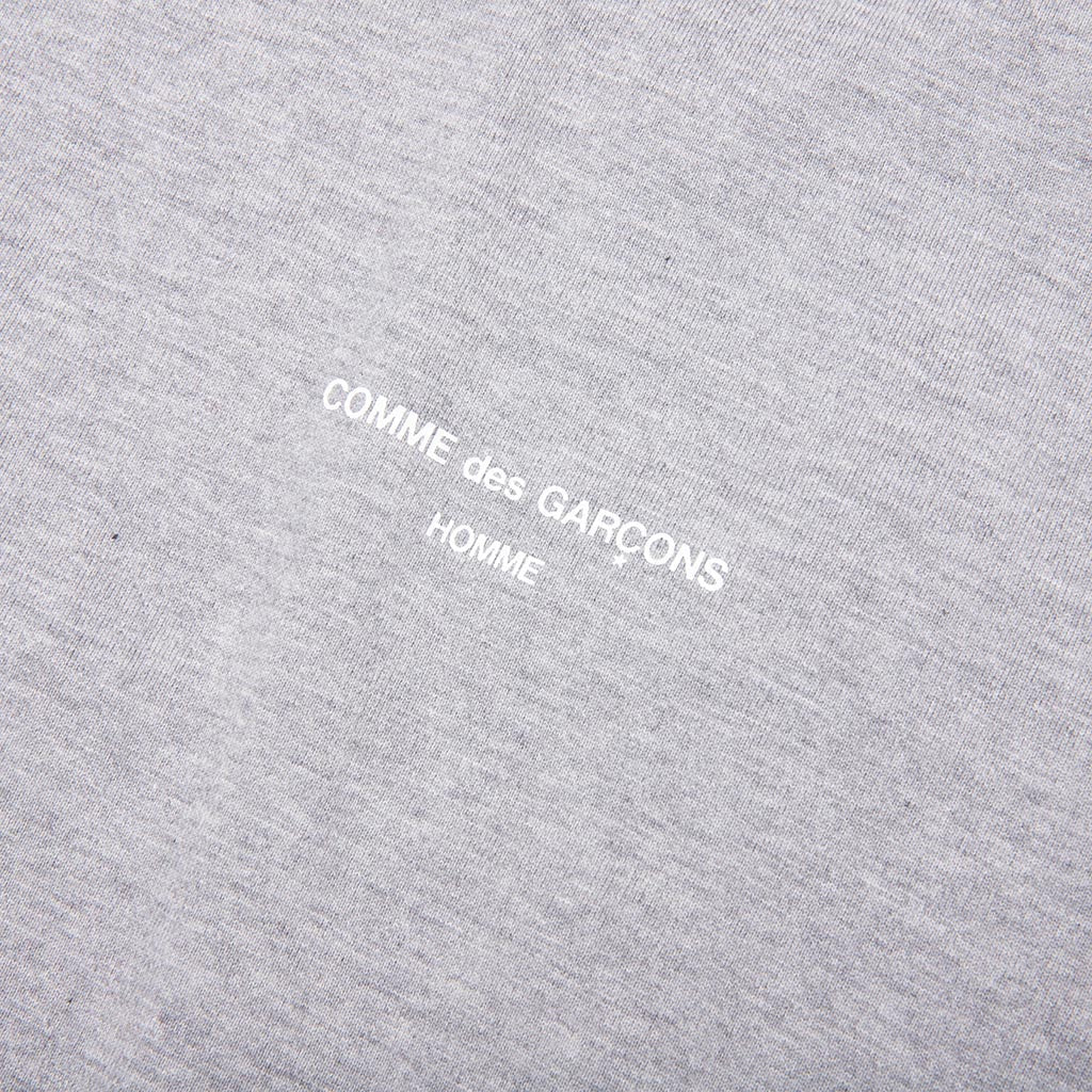 Logo S S T Shirt Top Grey