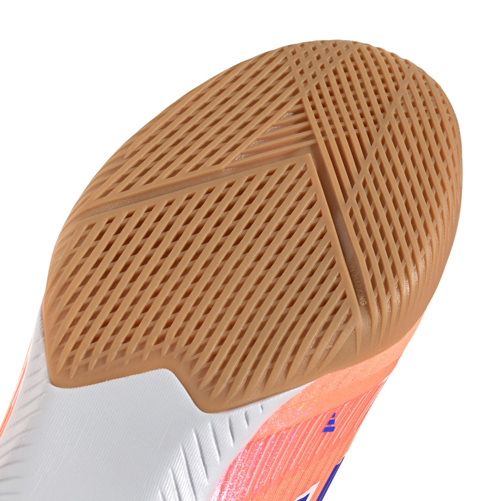 adidas F50 League IN Mens Soccer Shoes Orange Blue White