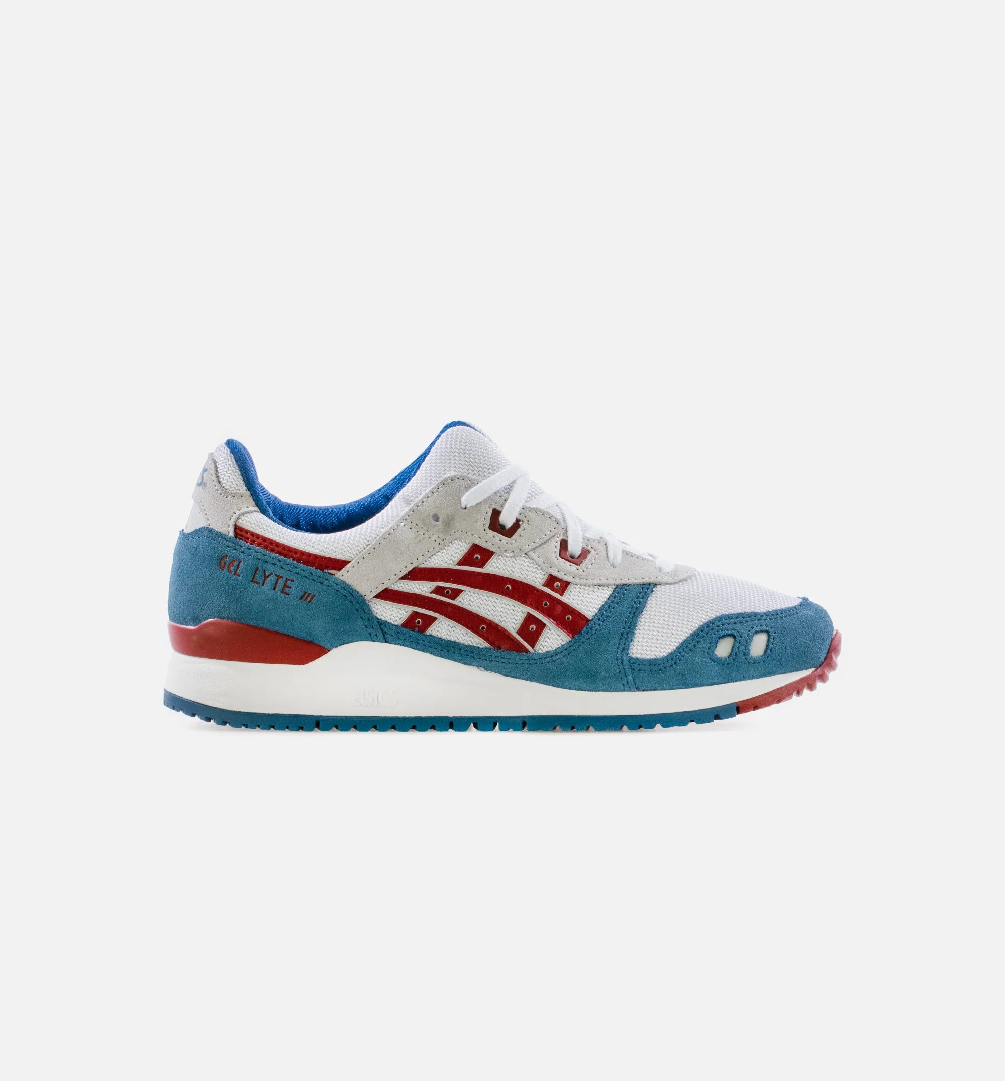 Gel Lyte Iii Mens Lifestyle Shoe White Blue Red
