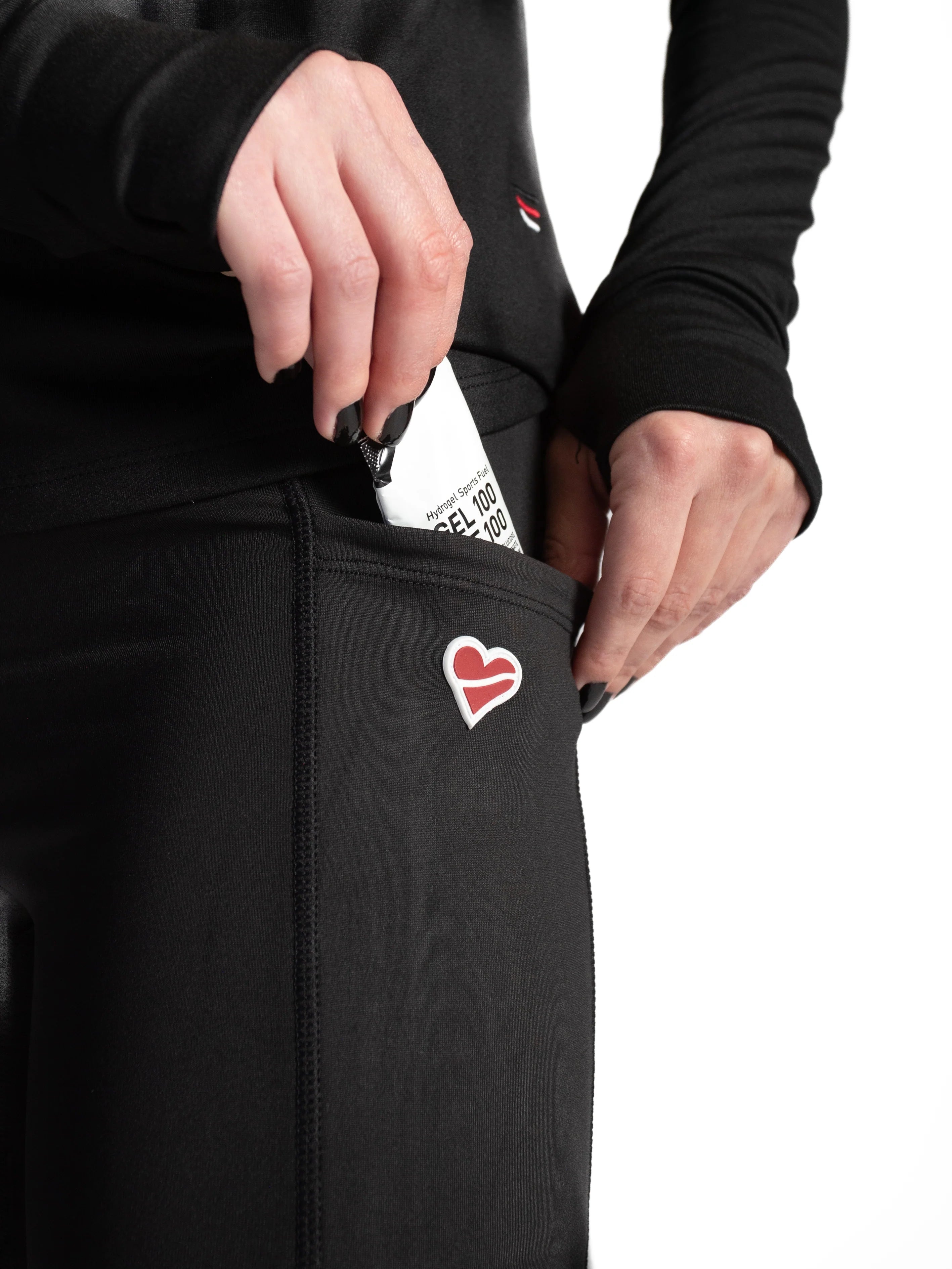 Heartbreak Womens Triple Pocket Full Length Tights