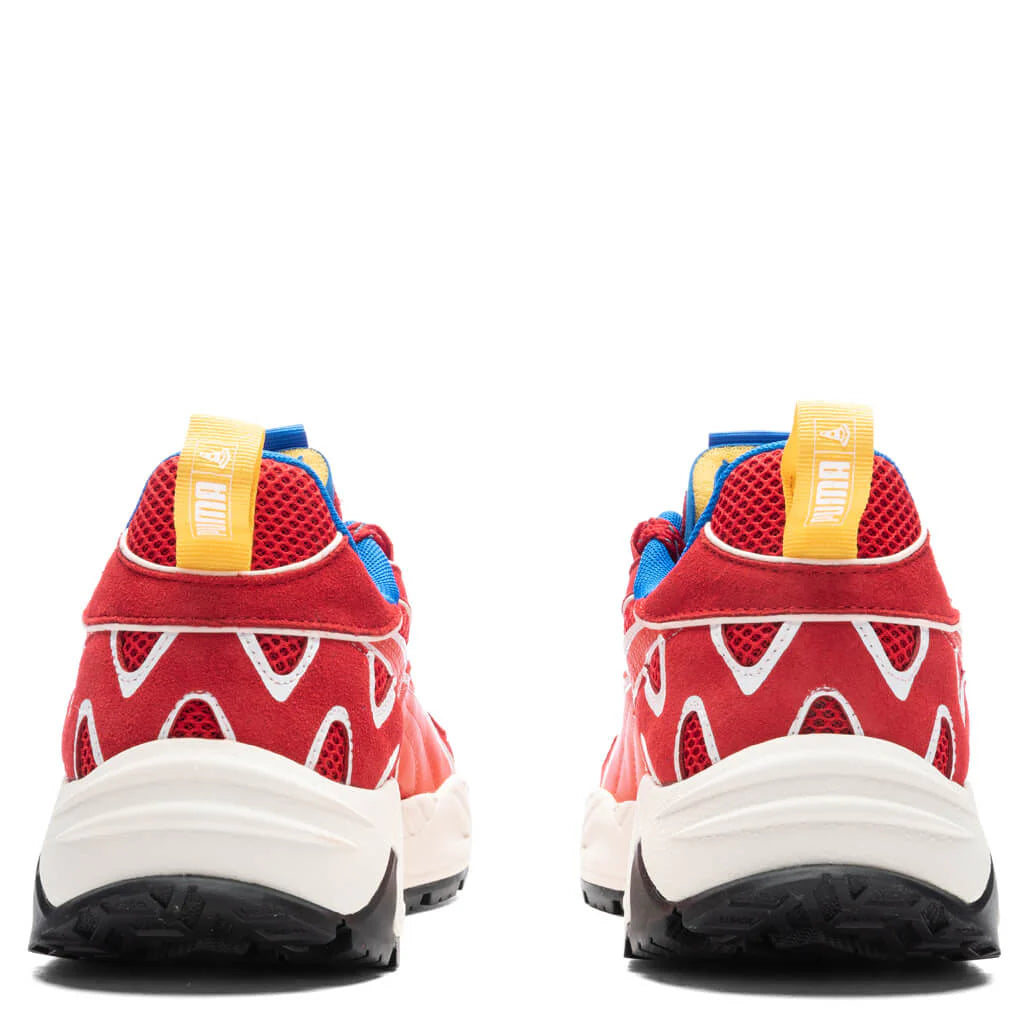 Puma x Joshua Vides Ferrari RS Track Rosso Corsa Frosted Ivory