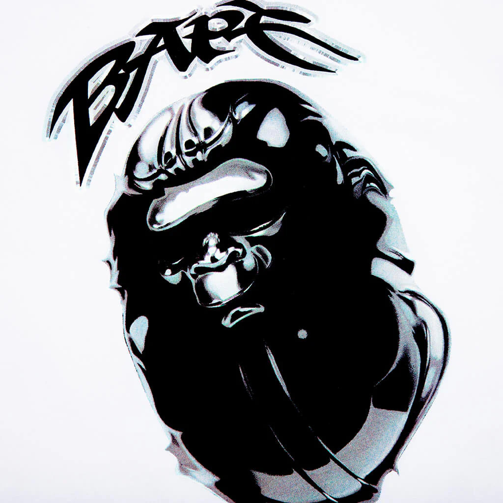 Ape Head Graffiti Tee White