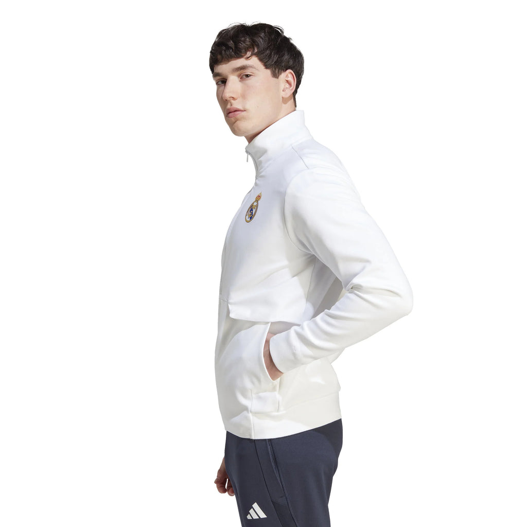 adidas Real Madrid Anthem Jacket White