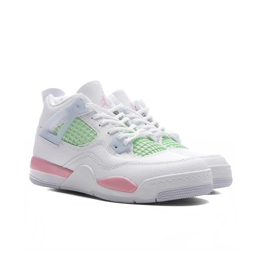 Air Jordan 4 Retro Valentines Day PS White Medium Soft Pink Half Blue