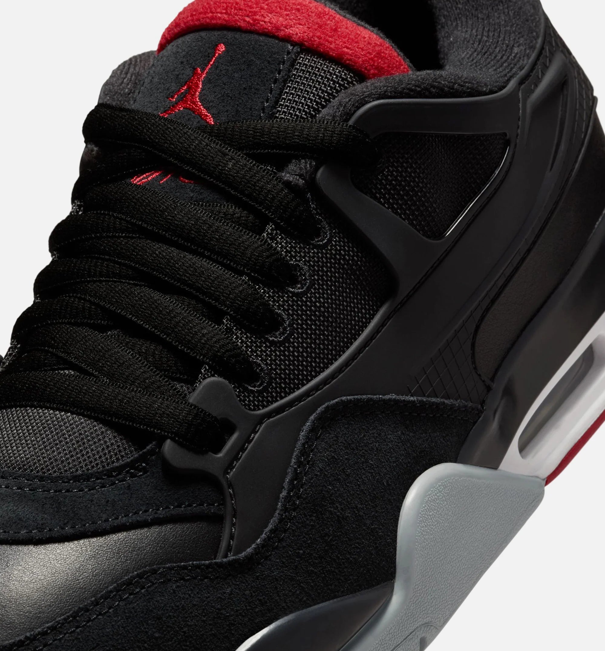 Air Jordan 4 RM Mens Lifestyle Shoe Black Wolf Grey White Varsity Red