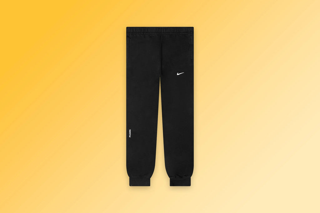 Nike x NOCTA CS Fleece Pants Open Hem Black Black White